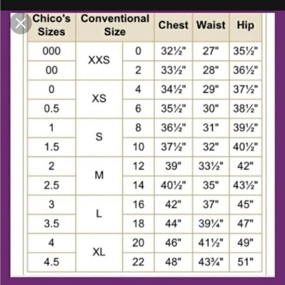 Chico's lacey top   - Picture 5 of 5